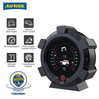 AUTOOL X95 GPS Slope Meter HUD Head-up Display Pitch Roll High Precision Angle Speedometer
