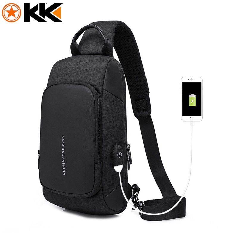 luxury sling backpack