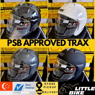 SG SELLER 🇸🇬 PSB APPROVED TRAX tr03zr race zr motorcycle helmet bike open face