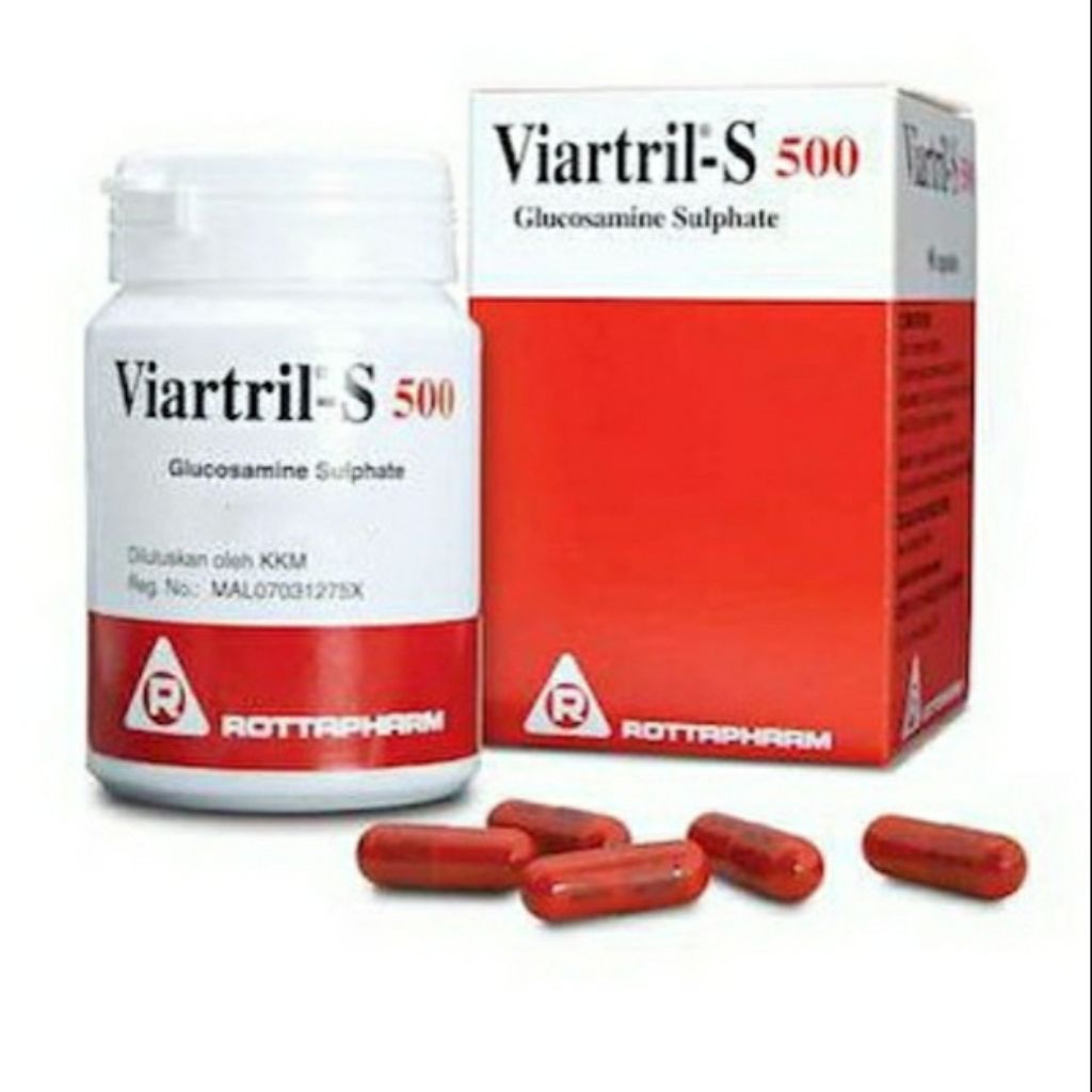 Viartril-S 500 (90 Capsules) Glucosamine Sulphate 500mg | Shopee Singapore