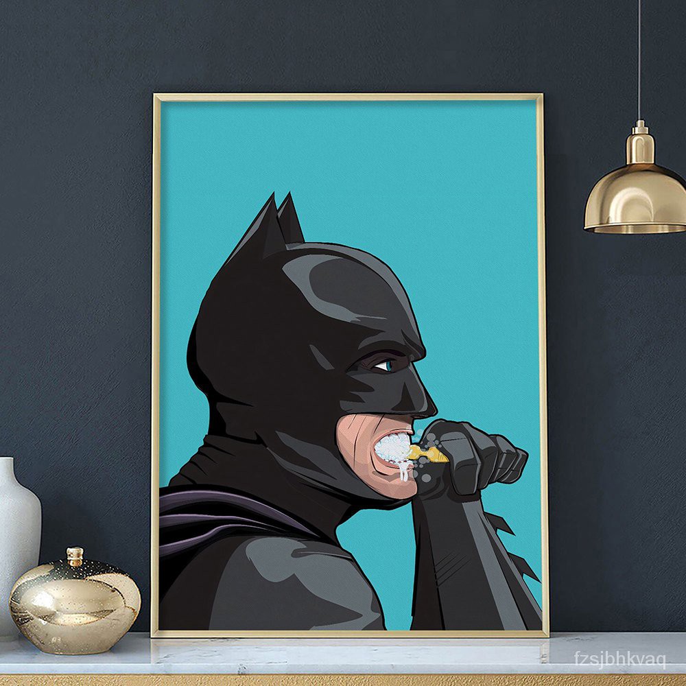 Movie Cartoon Character Posters Funny Bathroom Kidroom Wall Art Pictures  Cleaning Teeth Canvas Print Painting Toilet Hom | Shopee Singapore