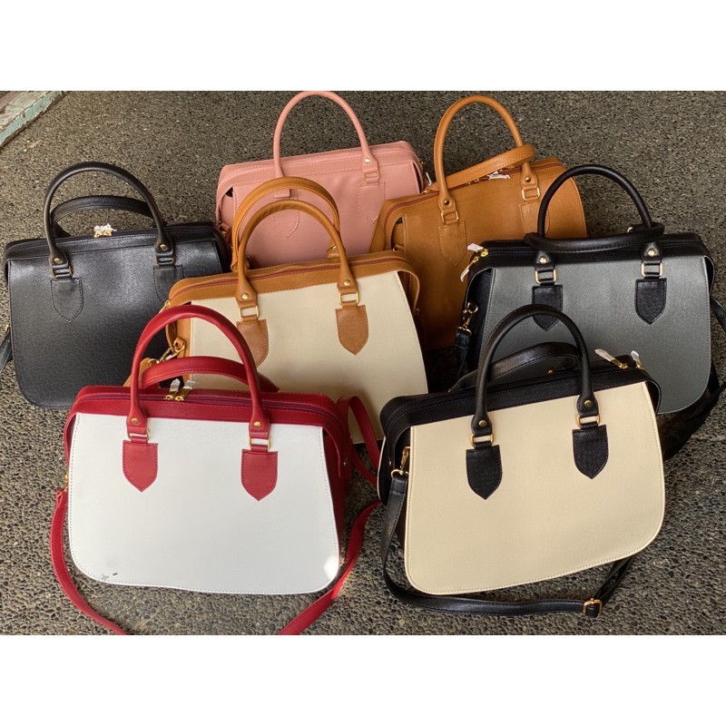 Marikina Bags Bowling bag plain Crossbody sling Handbag Best Seller Trending Bags