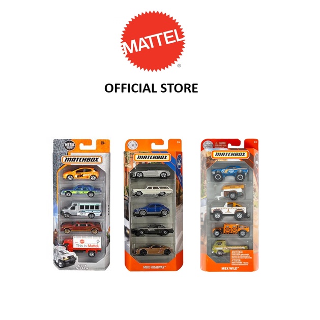 Matchbox 5 Car Pack Assortment (Random Pick) Shopee Singapore