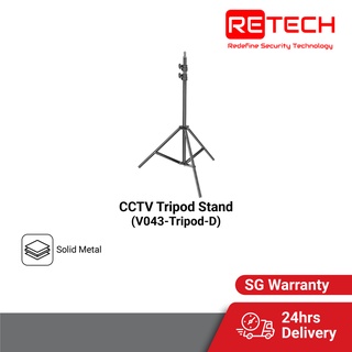 [Retech] Face Recognition CCTV Camera Tripod Stand High Quality /Solid Metal