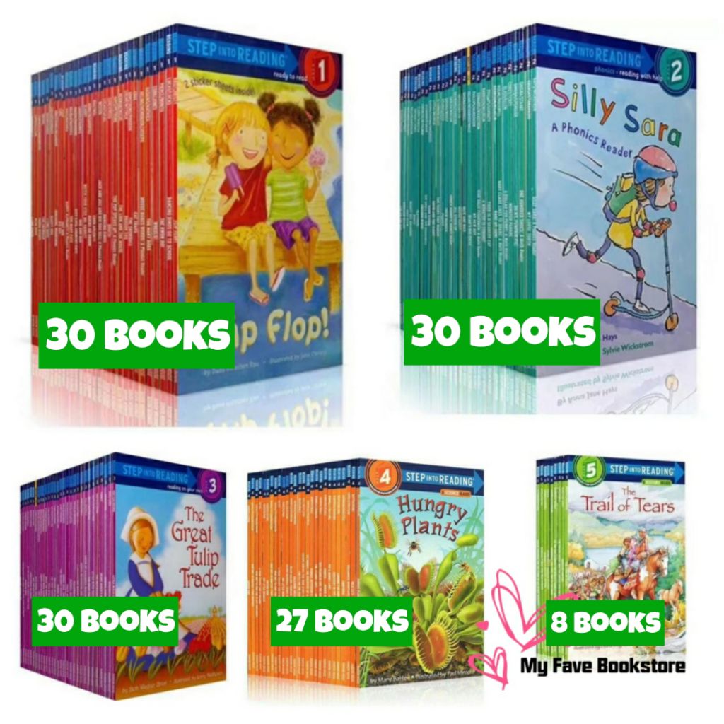 Sg Stock Lighting Step Into Reading Children Books Stage 1 5 Shopee Singapore