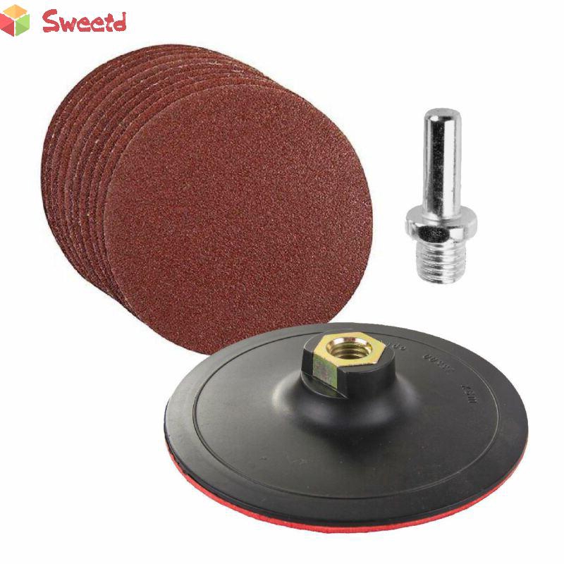Polishing plate Parts Backing Pad Accessories 10pcs Sandpapers Sanding