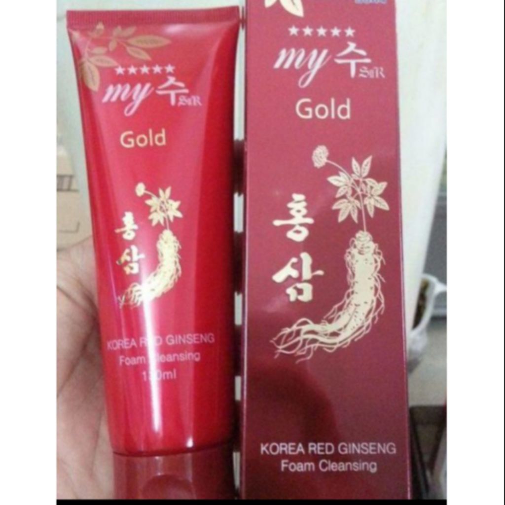korean red ginseng foam cleansing