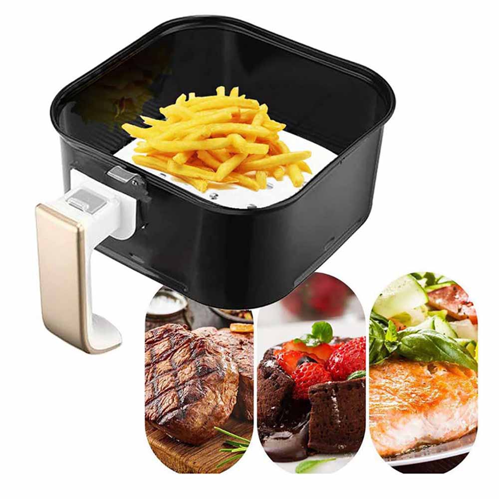 Lt 100pcs air fryer parchment paper square baking paper non stick 