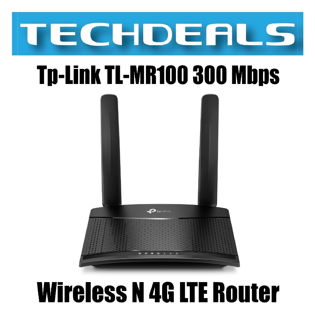 Tp Link Tl Mr100 300 Mbps Wireless N 4g Lte Router Shopee Singapore