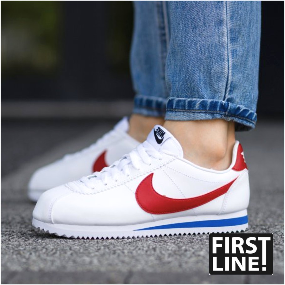 cortez shoes red and blue