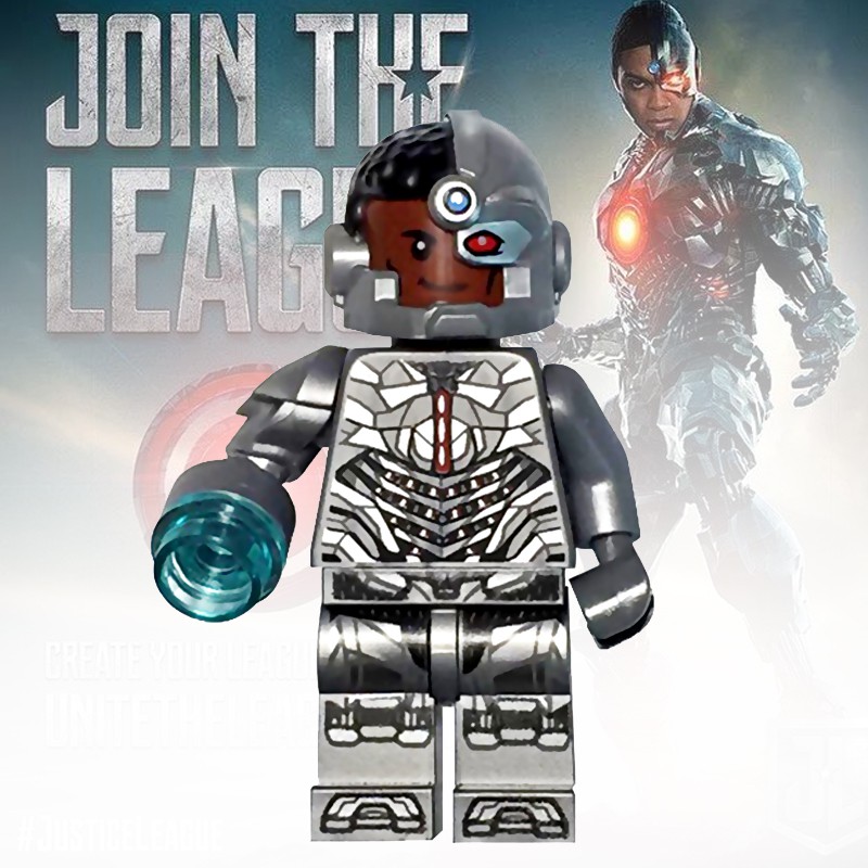 lego cyborg minifigure