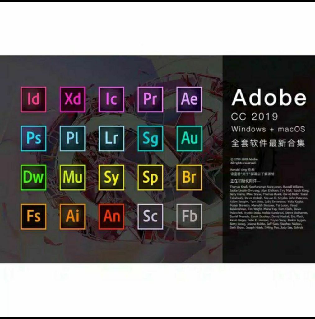 Genuine Adobe Cc 2019 Full Set For Pc 32 64 Bit And Mac Version