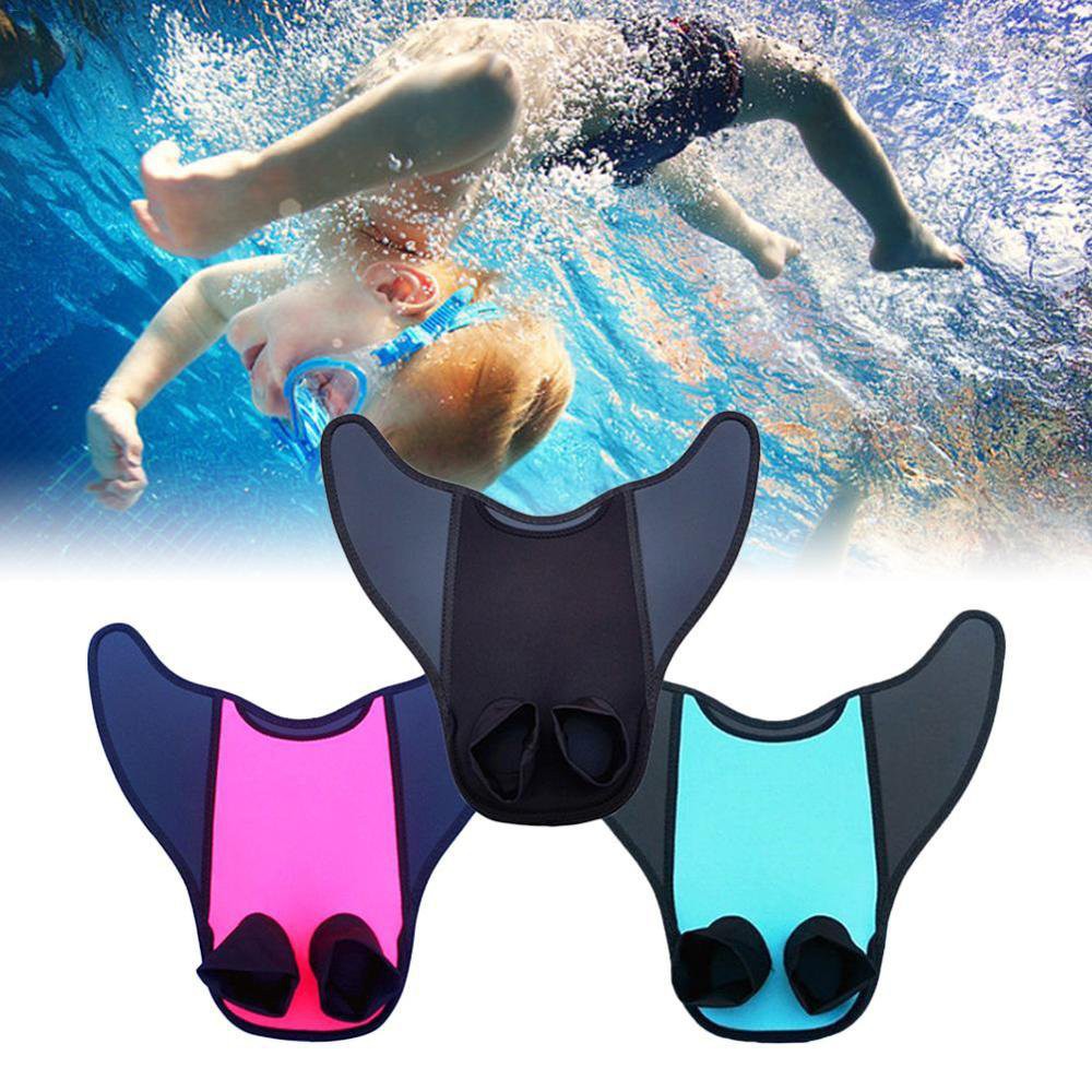 Adult Children Swimming Fins Children Training Flippers Mermaid Diving Flippers Foot Snorkeling Fins Diving Shoes Mermai Shopee Singapore