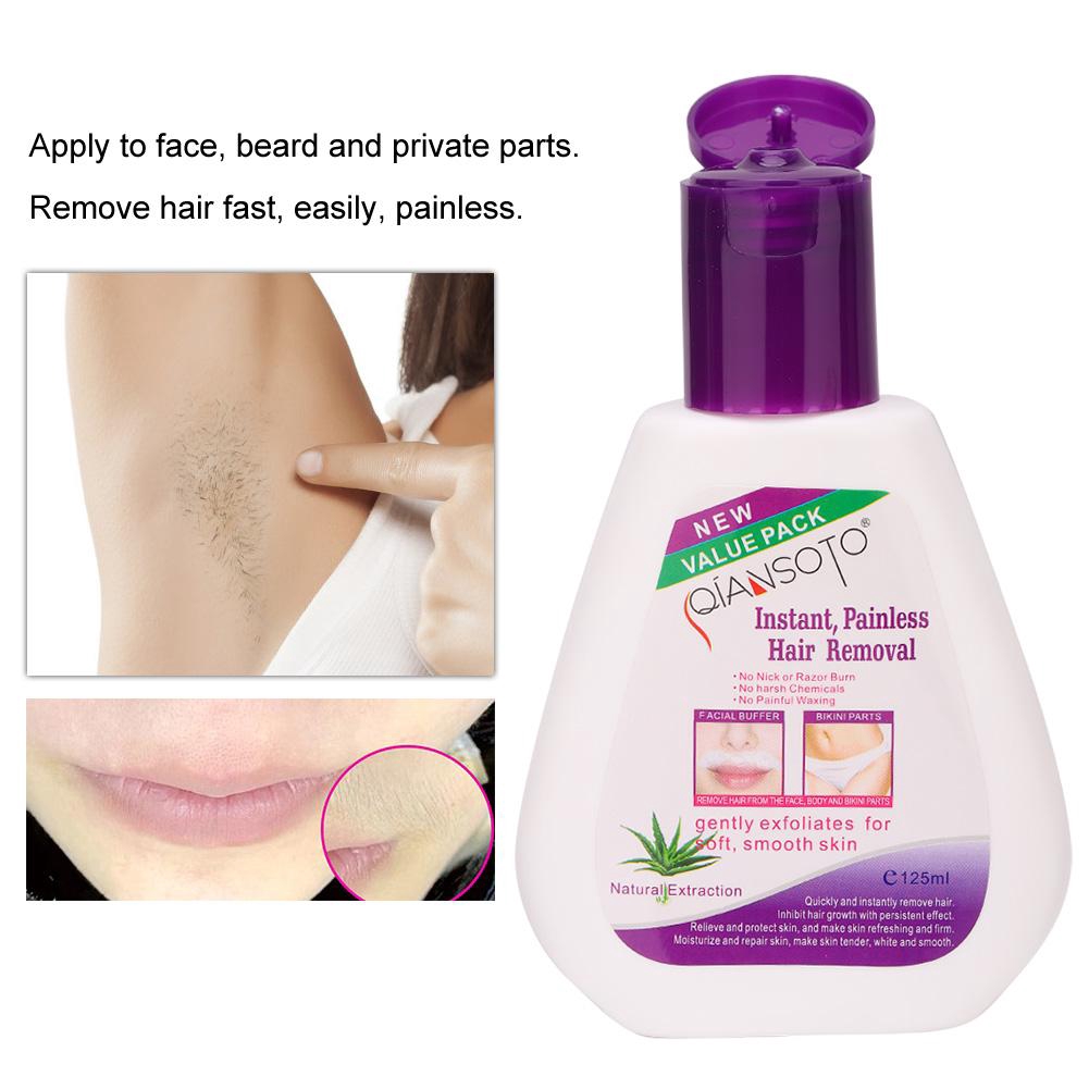 125g Professional Aloe Painless Face Hair Removal Essence Beard