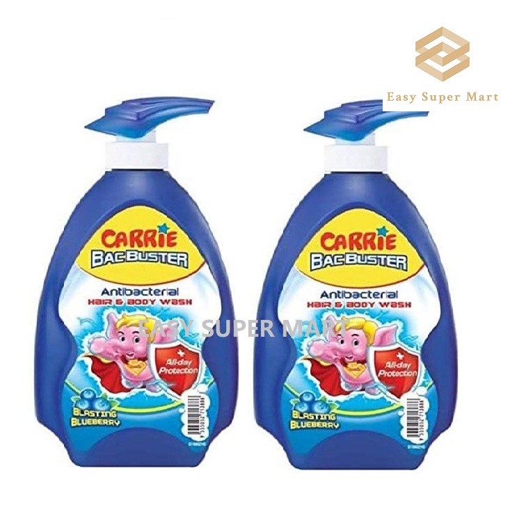 Carrie Junior Anti Bacterial Hair & Body Wash Blasting Blueberry 700g ...