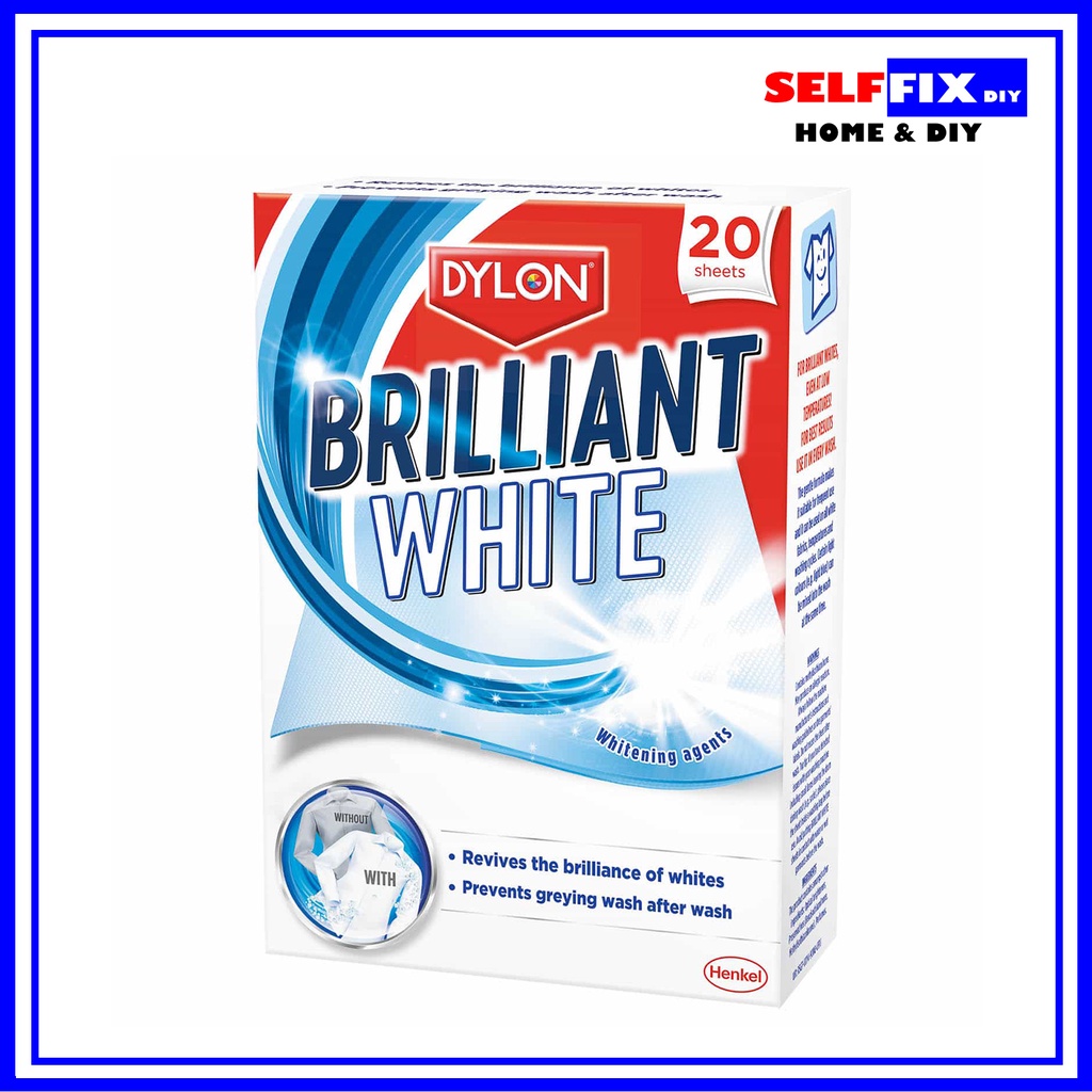 Dylon Punch White N Bright Whitening Sheets 20 sheets Shopee Singapore