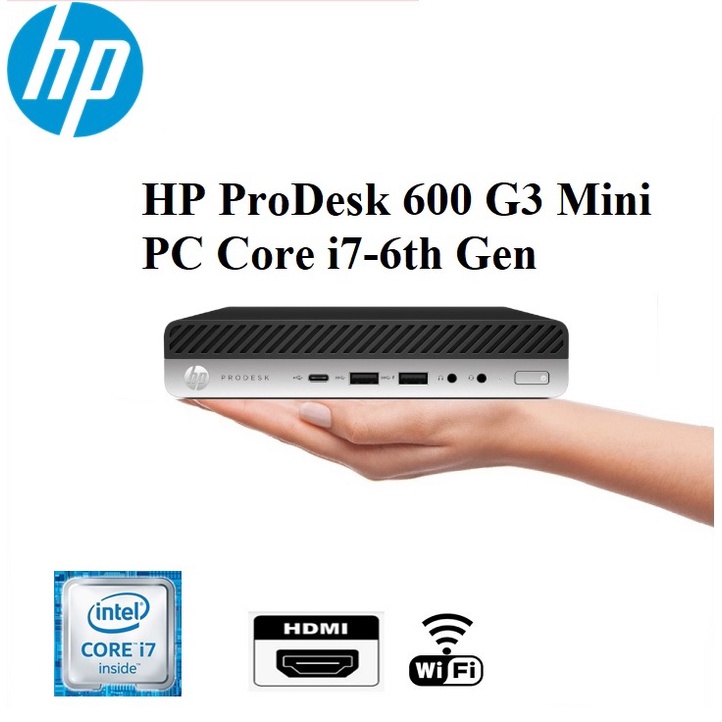 Hp Elite Pro Desk 800 600 G2 I7 6th Gen Mini Pc Great Alternative To Nuc 8gb Ram 256gb Ssd Win 10 Pro Refurbished Shopee Singapore