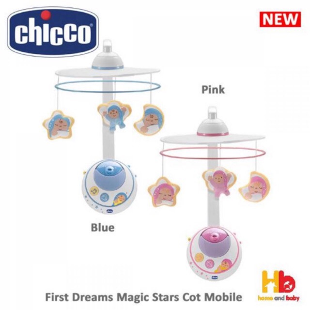 chicco cot mobile pink