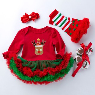newborn christmas dress girl