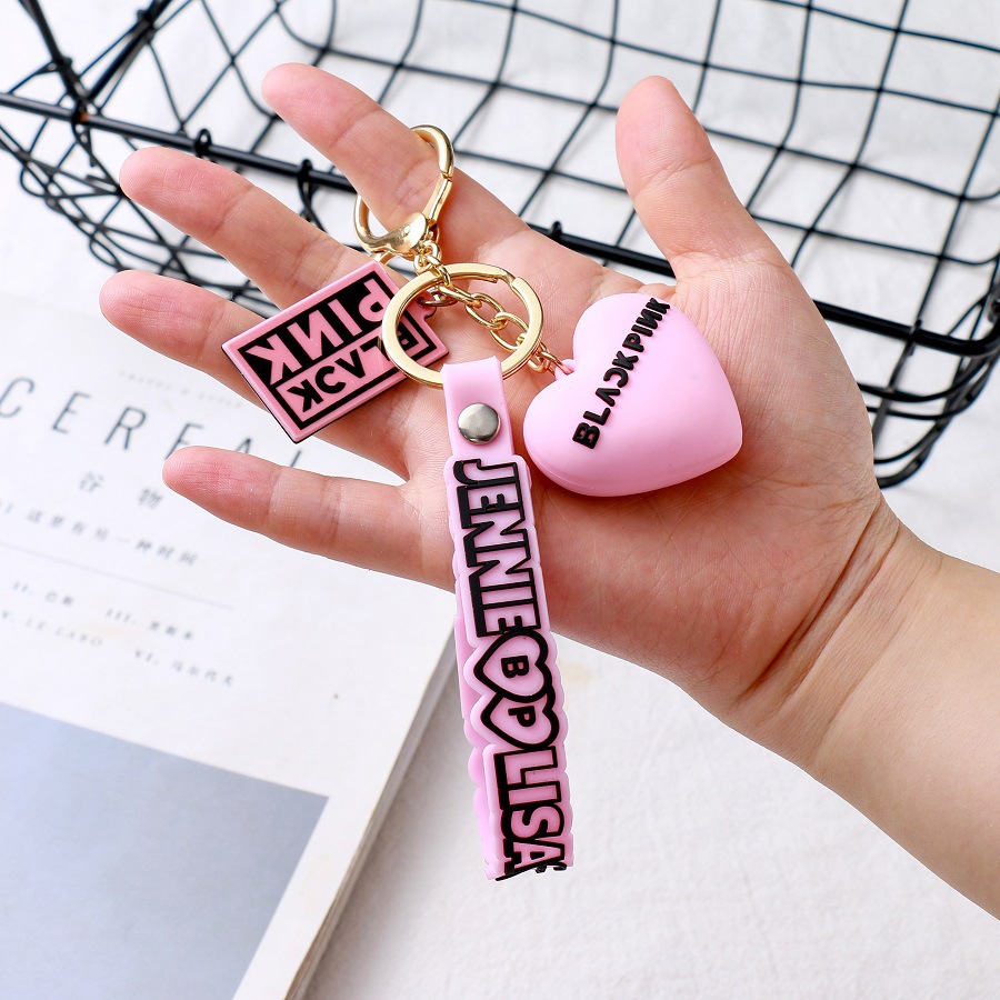 Kpop Bts Twice Blackpink Got7 Seventeen Light Stick Pendant Keychain Rubber Lanyard Keychains Keyrings Fashion Accessories Hanging Ornament Shopee Singapore