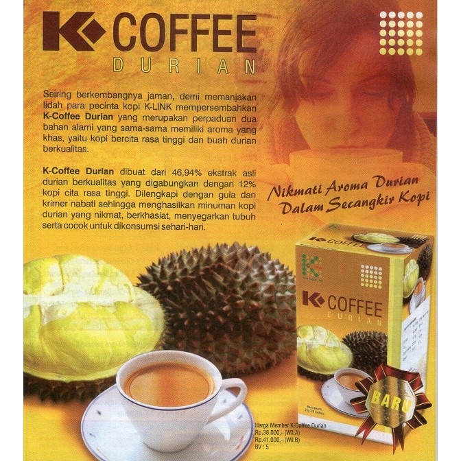 K C Durian Coffee Member Shopee Singapore