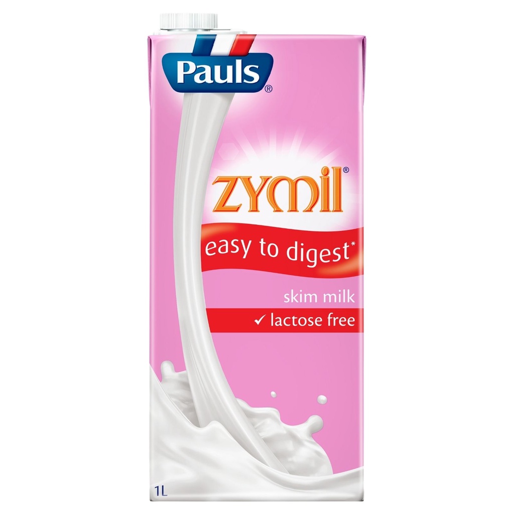Pauls Zymil Lactose Free Skimmed Milk 1L X 12 (Halal) Shopee Singapore