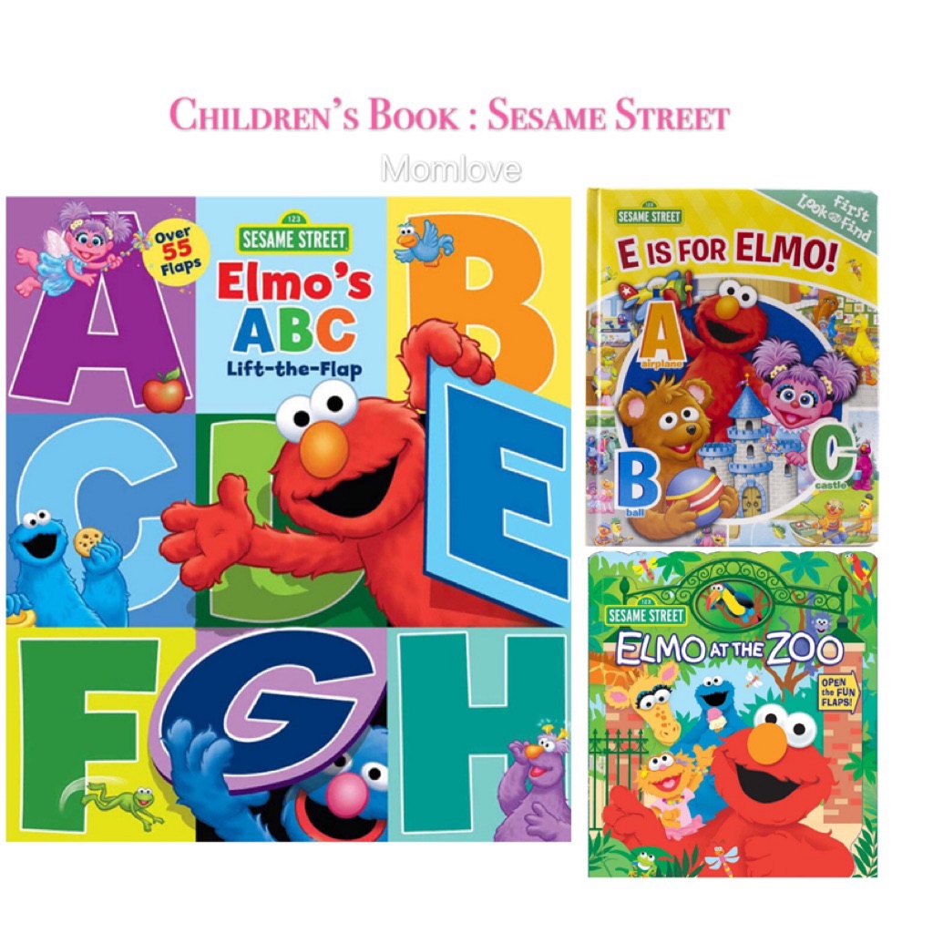 [🇺🇸imported] Brand New Children’s Book : Sesame Street: Elmo's Abc Lift 