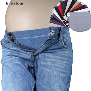 [Initiatour] Maternity pregnancy belt adjustable elastic waist extender clothing pants Good goods