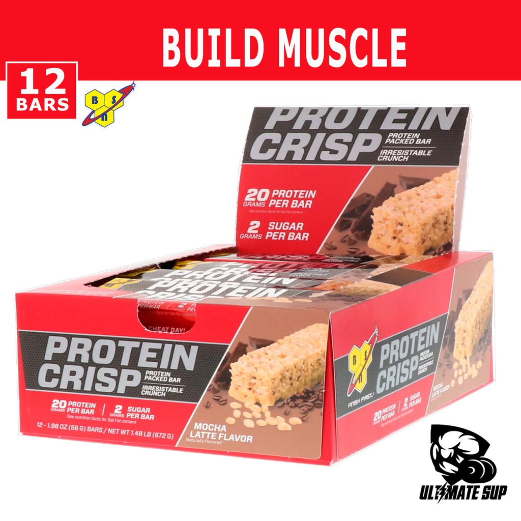 Bsn Protein Crisp Packed Protein Bar Various Flavors 12 Bars 201 Oz 57 G Shopee Singapore 7624