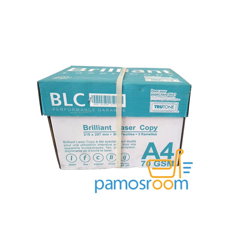 1 Box Contents 5 Pack Print Photocopy Paper A4 BCL Briliant Laser 