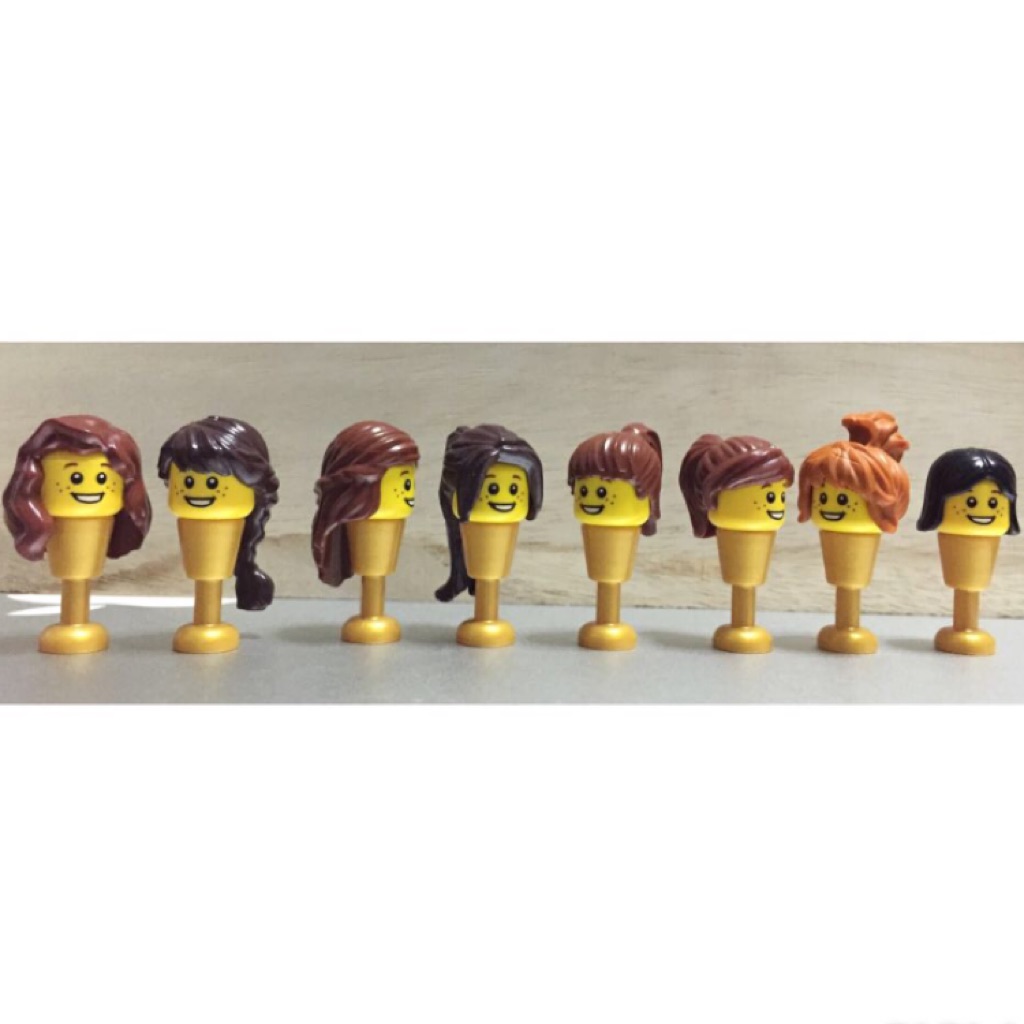 Lego Female Häir piece Minifigure Accessories by Thetinyheroes