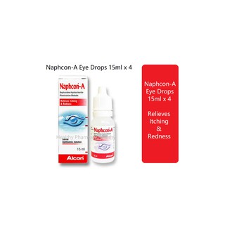 Alcon Naphcon A Relieves Itching Redness 15ml Shopee Singapore