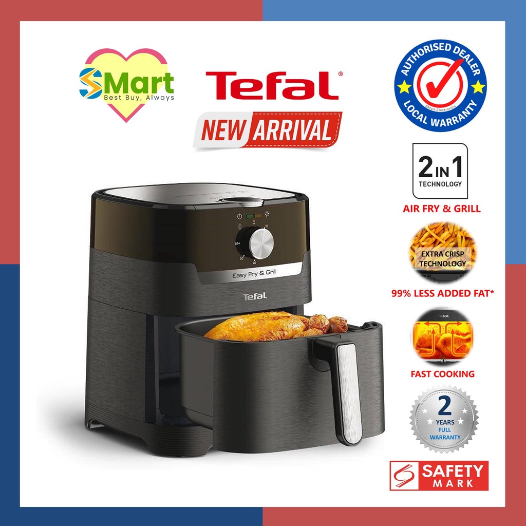 Tefal 4.2L Easy Fry & Grill Classic Air Fryer [EY5018] Shopee Singapore