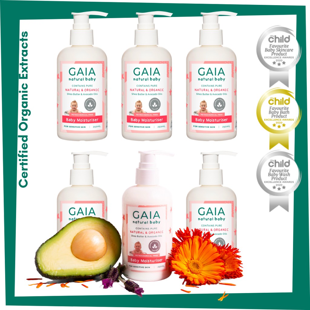 gaia natural baby moisturiser