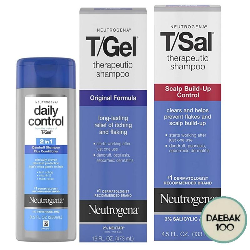 Neutrogena T Gel T Sal Daily Control 2 In 1 Anti Dandruff Shampoo Tgel Tsal Authentic Shopee Singapore