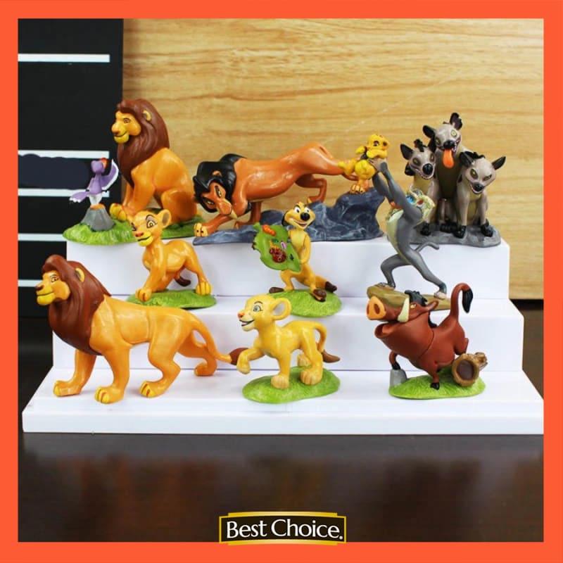 Disney The LION KING Deluxe Figure Set of 9 Cake Topper / Display
