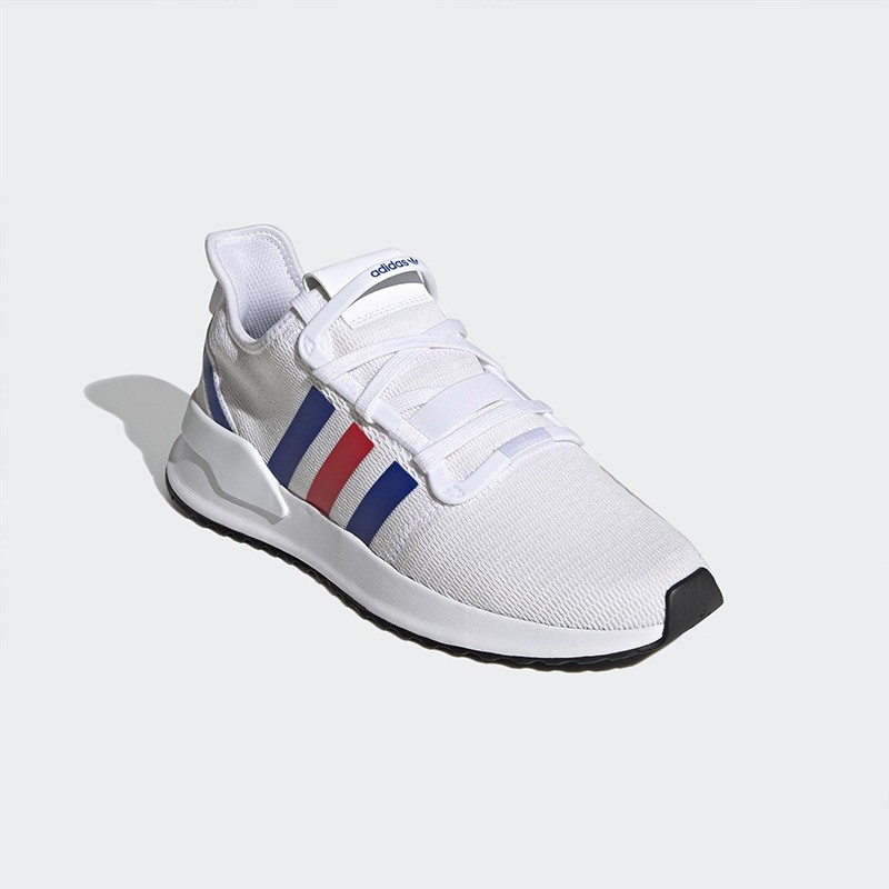 adidas u path run all white shoes