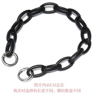 Image of thu nhỏ Bag Strap O-Shaped Chain Accessories Resin Female Portable Shoulder Oval Thick #1