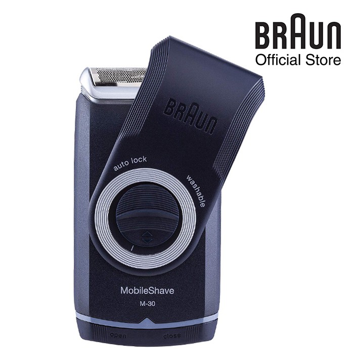 Braun Mobile Shave M 30 Pocket Shaver Wet & Dry Portable Mobile Shaver