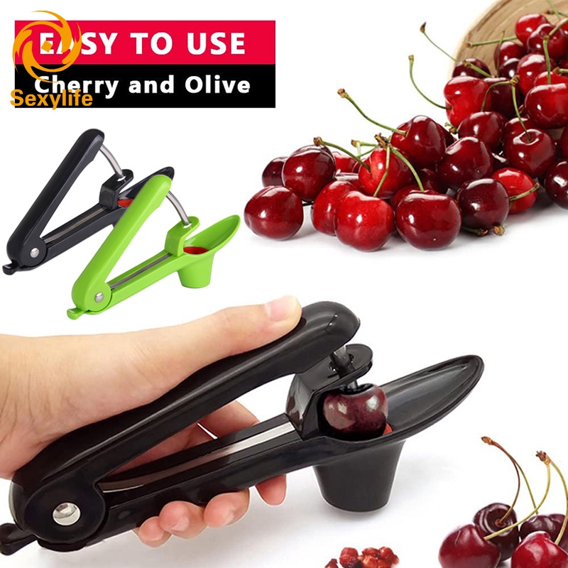 Cherry Pitter Tool Cherry Pitter Stoner Olive Red Dates Core Remover Pitters Stainless Steel Construction Cherry Pitting Seed Remover Tool Pitters Kitchen Dining