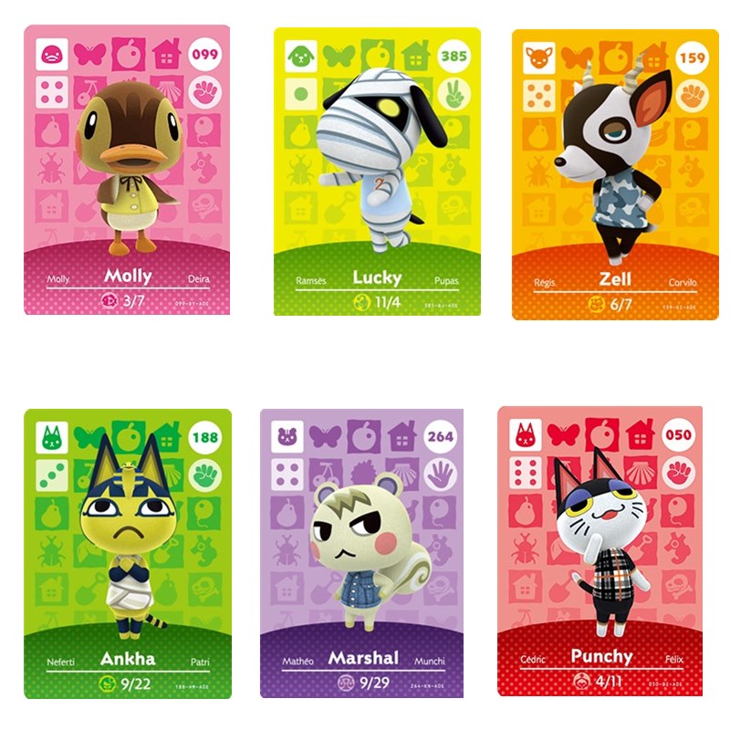 Animal Crossing Amiibo Card New Horizons Amiibo Cards Series 1 2 3 4 ...