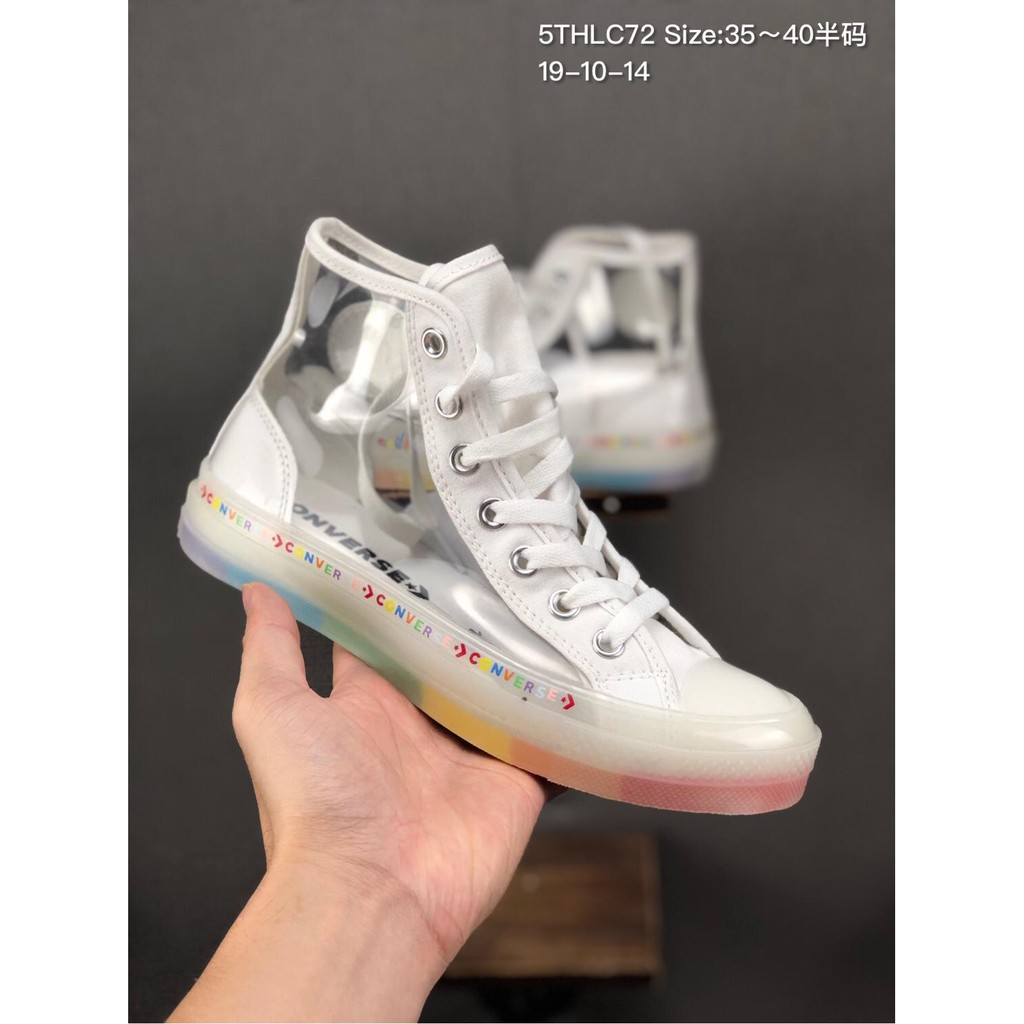 converse transparent shoes