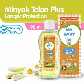 My Baby Minyak Telon Oil Plus With Eucalyptus Longer Protection 12 Hours Protection Shopee Singapore