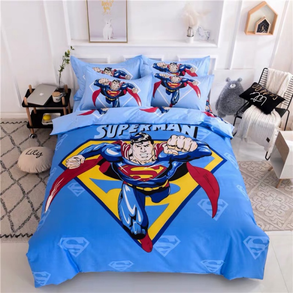 superhero bed sheet