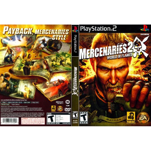 mercenaries 2 world in flames ps2