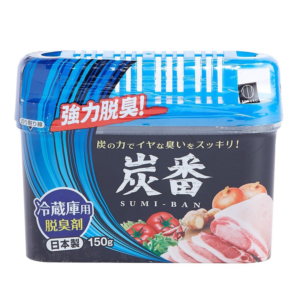 KOKUBO Charcoal Deodorizer for Refrigerator Vegetable Drawers 150g