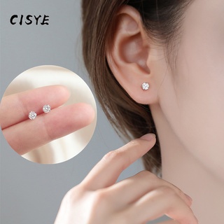 Image of thu nhỏ Korea Earrings Zirconium Diamond Stud Earrings Claw Diamond Crystal Gem Ear Stud For Unisex #0