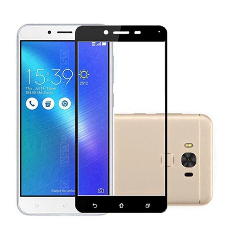 Tempered Glass Full Coverage Asus Zenfone 3 Max 5 5 Zc553kl Shopee Singapore