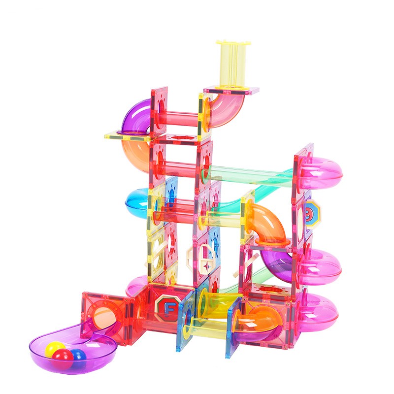 Ball Run Tiles 106pc Stronger Tiles Magtelier