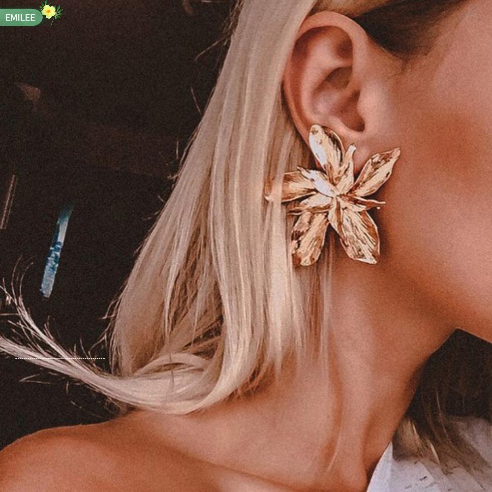 floral earrings studs